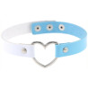 Generique Ras de cou Heart Duo Blanc-Bleu